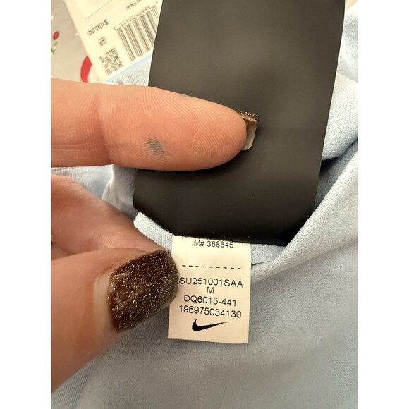 Nike Zenvy Gentle Support High Waist 7/8 Leggings M Medium Blue Women NWT $100 - Picture 10 of 10